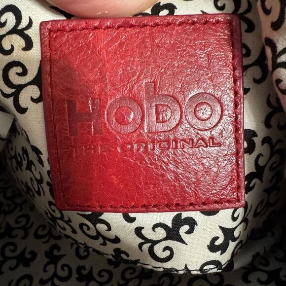 Hobo The Original red leather slouch hobo shoulder bag - Picture 10 of 11